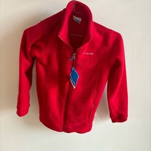 Columbia nwt red fleece